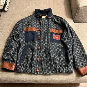 Gucci WASHED ORGANIC DENIM JACKET